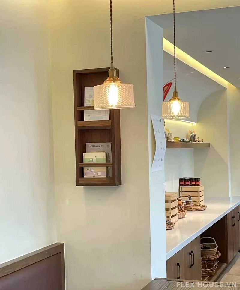 Đèn thả trần thuỷ tinh kiểu rustic đế đồng XL6932G 11 Đèn thả trần thuỷ tinh kiểu rustic đế đồng XL6932G.C40