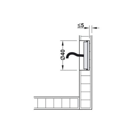 Ăng ten Fan 200 dài 3m cao cấp Hafele 237.59.061 (4)