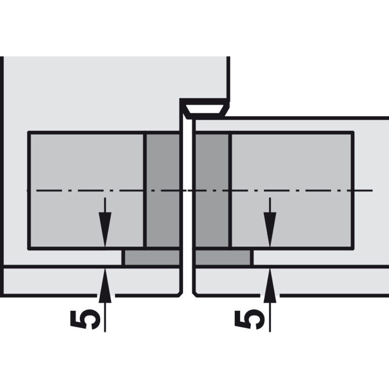 Bản lề âm TE540 tải trọng 100kg Hafele 924.17.323 8