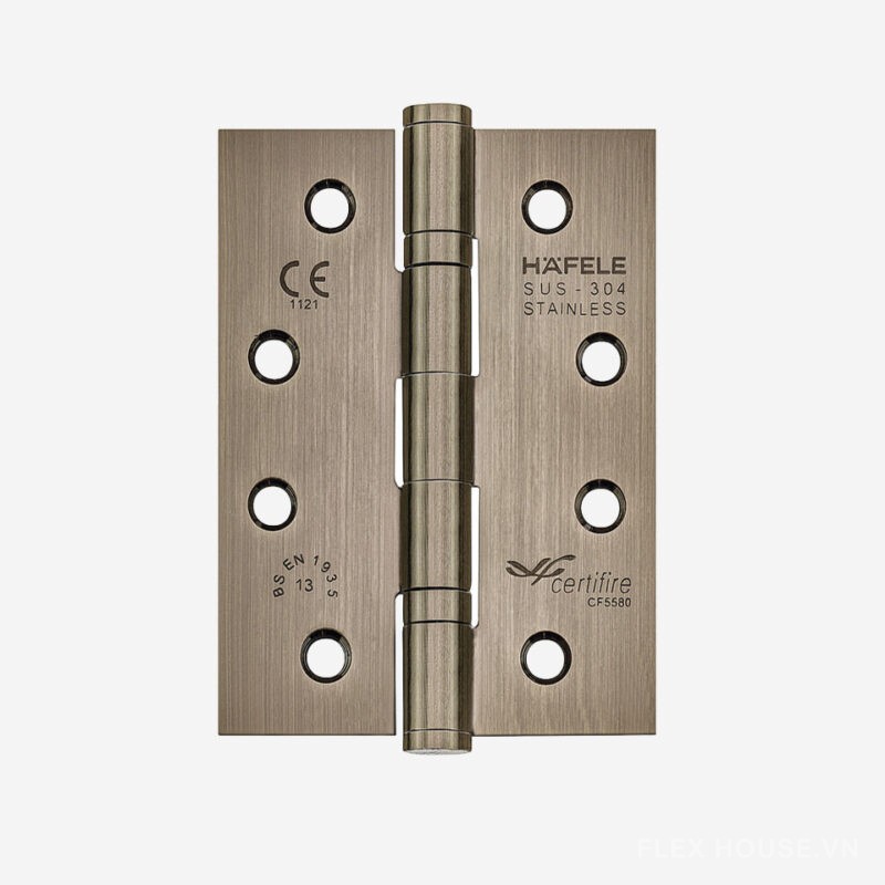 Bản lề lá 2 vòng bi lớn 120kg Inox 304 Hafele 926.98.139 1