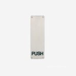 Bảng đẩy cửa PUSH inox mờ Hafele 987.11.300