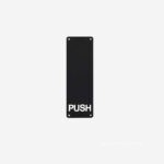 Bảng đẩy cửa PUSH màu đen Hafele 987.11.303