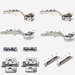 Bộ bản lề cho tay nâng HF cánh khung nhôm hẹp Blum 78Z550AT11