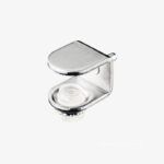 Bas đỡ kệ cho tủ kính Hafele 282.20.703 bắt vít Hafele 282.11.710