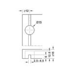 Đầu nối bảng điều khiển phía sau Hafele 260.09.765 (4)