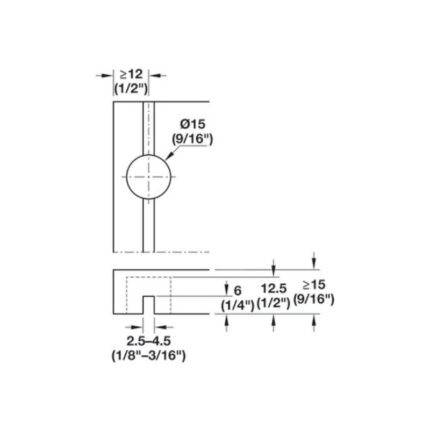 Đầu nối bảng điều khiển phía sau Hafele 260.09.765 (6)