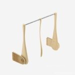 Giá treo quần áo nâng hạ tải trọng 12kg Hafele 805.21.500