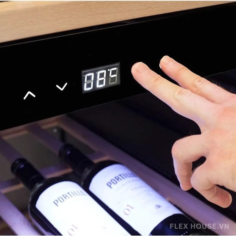 nhiệt độ bảo quản rượu vang khi vắng nhà