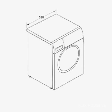 Máy giặt cửa trước kết hợp sấy Hafele 534.94.550