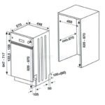 Máy rửa chén bán âm hiện đại HAFELE 533.23.276