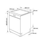Máy rửa chén độc lập 60cm cao cấp Hafele 538.21.200 (2)