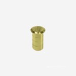 Nắp chốt âm cửa màu đồng bóng PVD Hafele 911.62.157