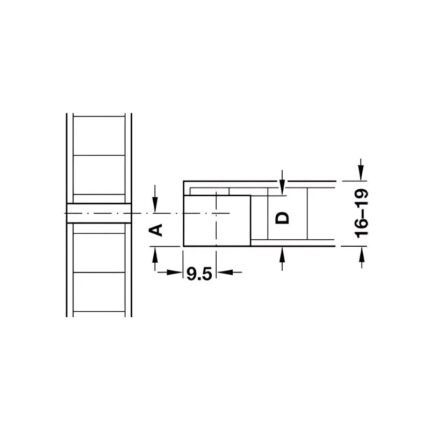 Ốc liên kết ren 12mm Hafele 263.20.981 (4)