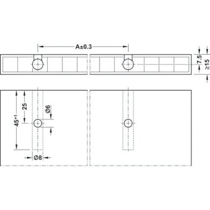 Phụ kiện liên kết Hafele 262.11.117 (5)