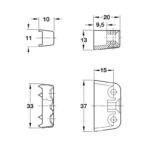 Phụ kiện liên kết T RTA bắt vít Hafele 262.61.100 (2)