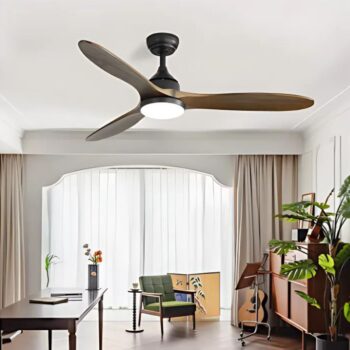 Quạt trần đèn LED 3 màu điều khiển thông minh ESCC193B (6)