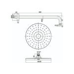 Sen đầu gắn tường BG cao cấp Hafele 589.15.390 (3)