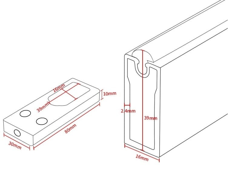 Suốt treo quần áo cố định loại dày cao cấp DL-V021.016 2