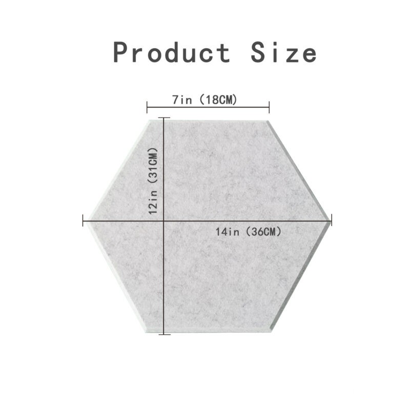 Tấm tiêu âm sợi polyester hình lục giác MLW6462-3