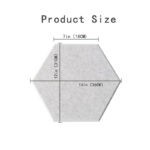 Tấm tiêu âm sợi polyester hình lục giác MLW6462-3