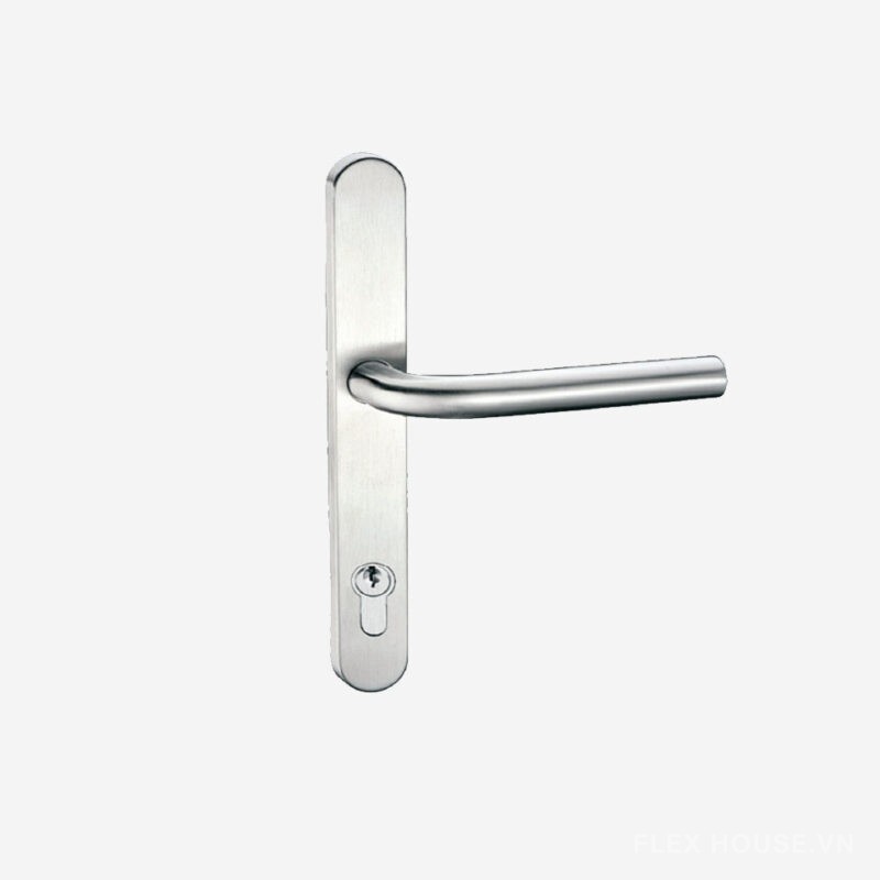 Tay nắm Inox gạt mở phải đế dài 85mm Hafele 903.92.262 1