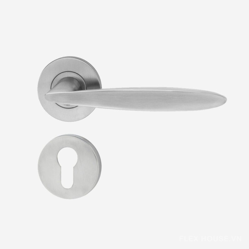 Tay nắm gạt Inox mờ có nắp che Hafele 903.98.135 1
