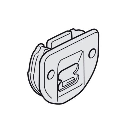 Bánh xe dẫn hướng F-line12 30B màu xám Hafele 402.21.200