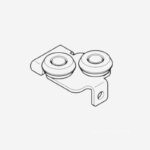 Dẫn hướng trên cửa lùa bằng thép Hafele 403.50.971