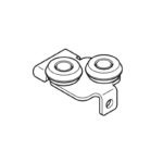 Dẫn hướng trên cửa lùa bằng thép Hafele 403.50.971