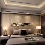Đèn để bàn phòng khách khung đen Minimalist X8027