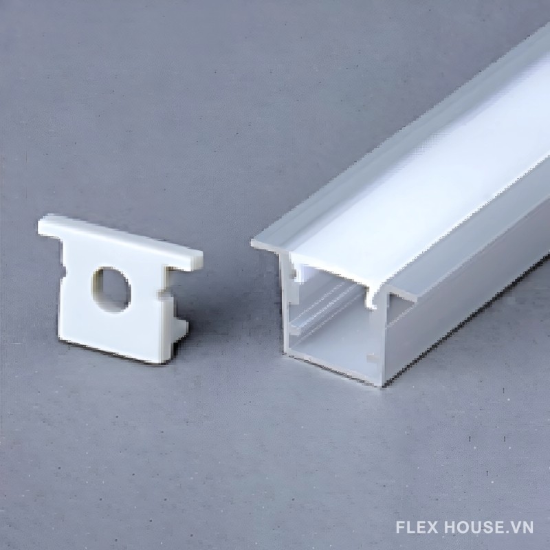 Máng đèn LED âm tủ khung nhôm dài 3m TS-035 - 1