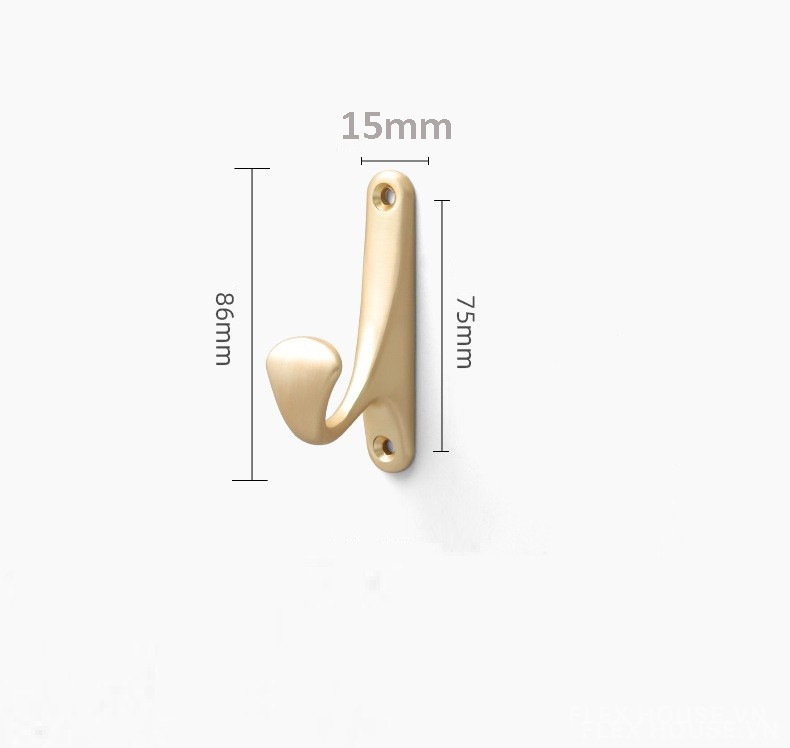 Móc treo quần áo gắn tường hiện đại PWG7680 9 Móc treo quần áo gắn tường hiện đại PWG7680 5