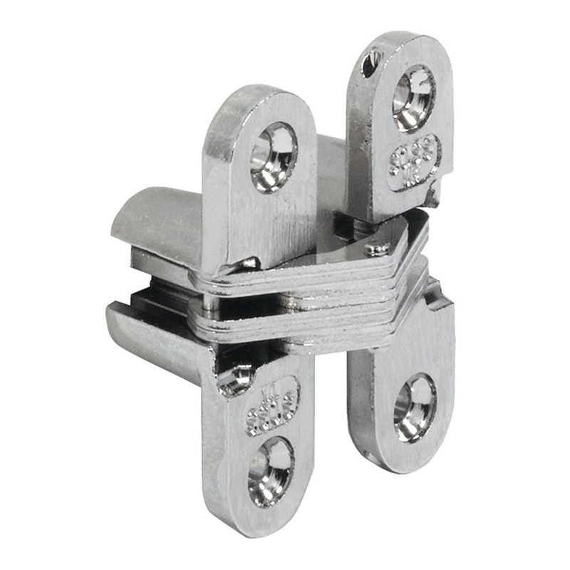 Bản lề âm chữ thập cửa gỗ dày 22-26mm Hafele 341.07.745 8