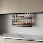 Giá gia vị nâng hạ khay nhôm Garis GL05.9AT