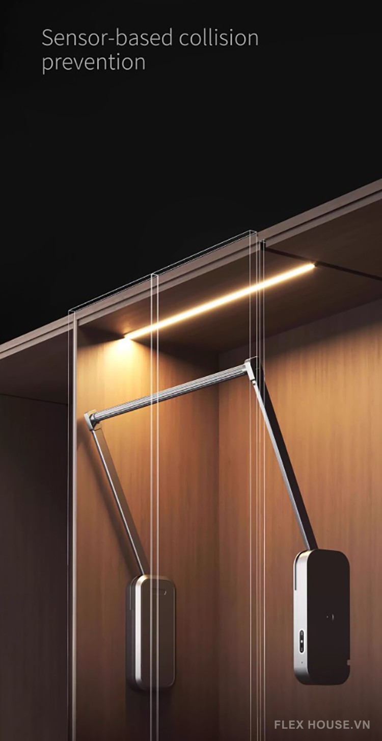 Giá treo quần áo nâng hạ điều khiển giọng nói Taura CT071 12