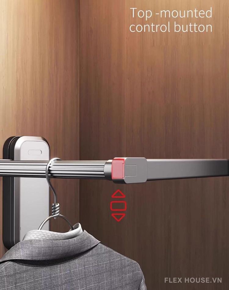 Giá treo quần áo nâng hạ điều khiển giọng nói Taura CT071 9