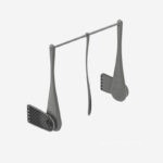Giá treo quần áo nâng hạ tải trọng 12kg Hafele 805.21.901