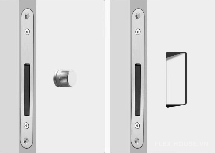 Khóa âm cửa phòng ngủ thép không gỉ hiện đại ZSN938 9