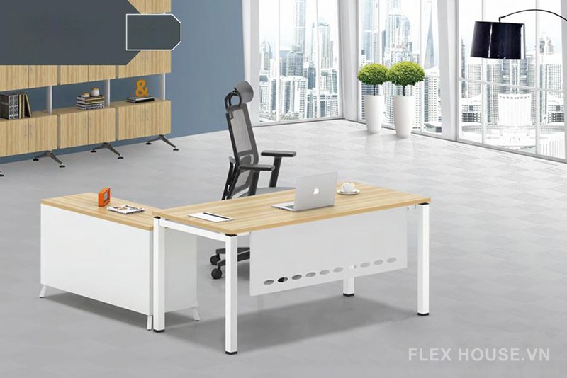 Tấm che chân bàn làm việc bằng kim loại HP-18 6