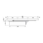 Tay đẩy hơi Hafele 931.84.005