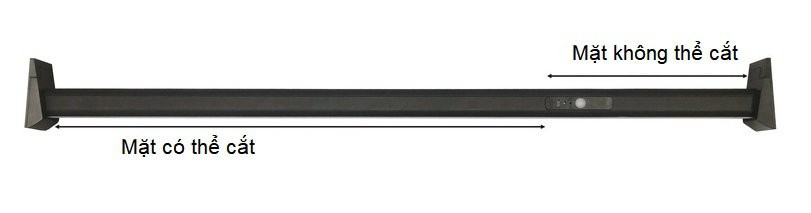 Thanh treo quần áo có đèn Led cảm biến thông minh YLF3238