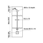 Phụ kiện định hình và làm phẳng gỗ Hafele 406.99.120