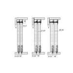 Ray trên cửa trượt dài 2500mm Hafele 401.30
