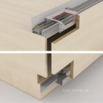 Ray trượt trên cửa lùa dài 2500mm Hafele 406.78.922