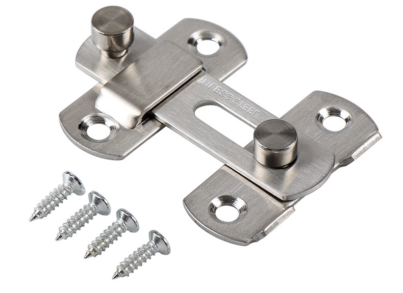 Chốt cửa gạt ngang cho cửa lùa bằng thép không gỉ JNT22 67