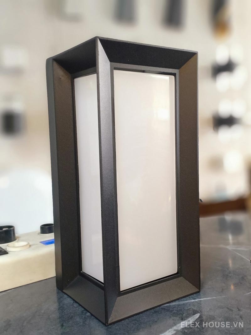 Đèn tường ngoài trời hình hộp tối giản VNT106 7