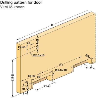 Hướng Dẫn Cách Lắp Bộ Ray Trượt Cửa Lùa Tủ Quần Áo Chi Tiết 51