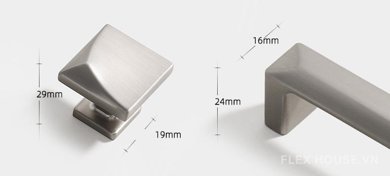 Tay nắm tủ hiện đại hợp kim kẽm kiểu Mỹ WZ2432 6