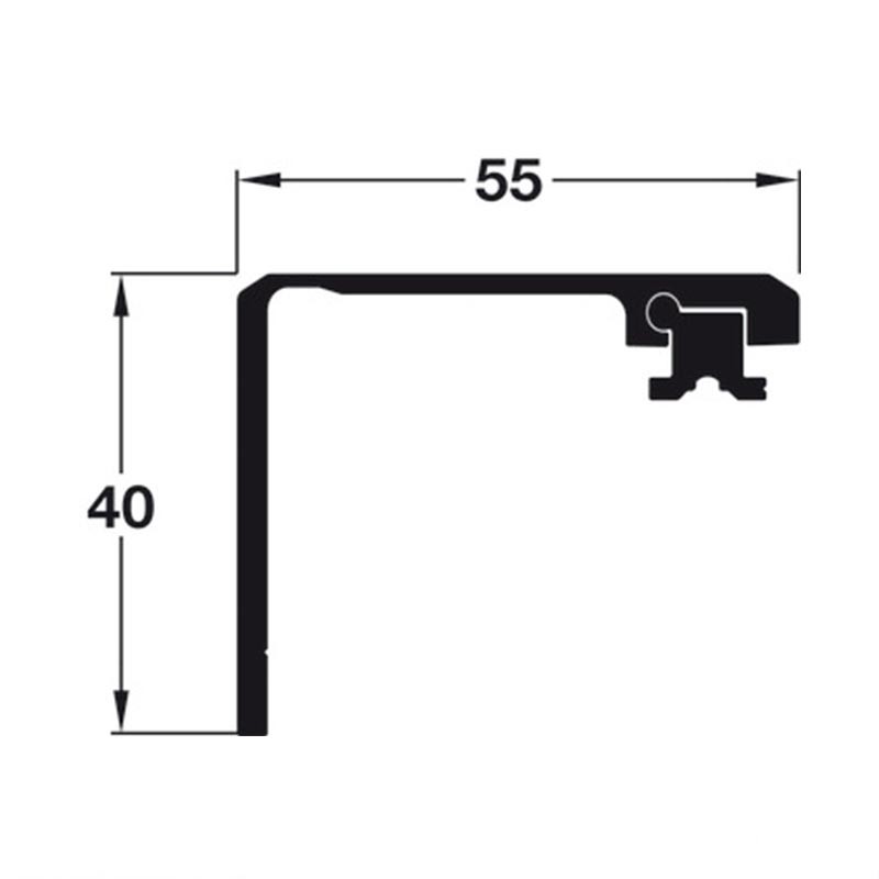 Thanh nối bas liên kết cho một bên cánh 900mm Hafele 408.30.092 3 Thanh nối bas liên kết cho một bên cánh 900mm Hafele 408.30.092 7