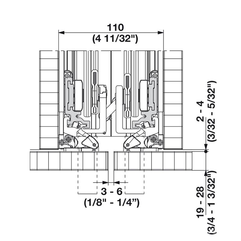 Thanh nối bas phía trên nóc tủ 900mm Hafele 408.30.094 2 Thanh nối bas phía trên nóc tủ 900mm Hafele 408.30.094 5